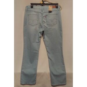 Levis Womens 518 Low-Rise Straight Leg Light Wash Jeans Size 15 NWT